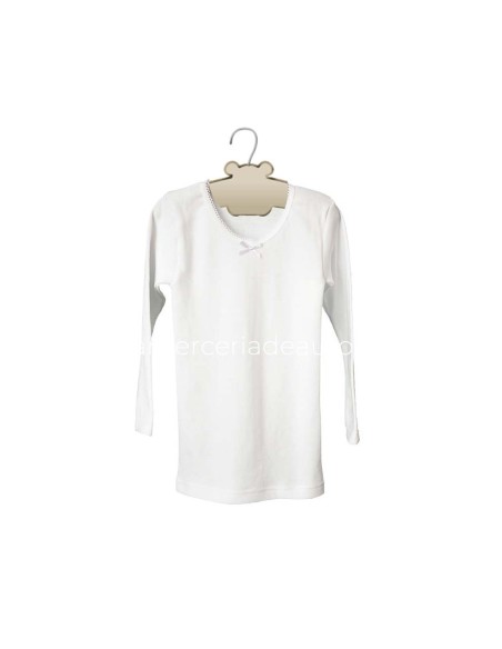 Camiseta interior termal niña manga larga K1139 de Calamaro