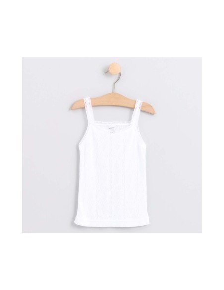 Camiseta niña tirante fino calada 333 de Rapife - DELANTE