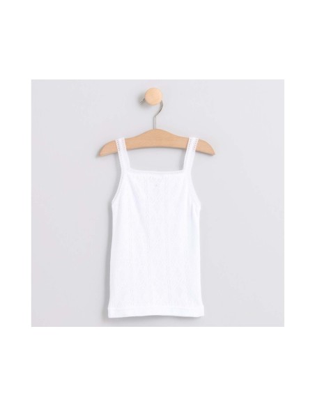 Camiseta niña tirante fino calada 333 de Rapife