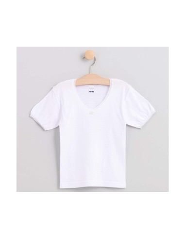 Camiseta interior termal niña manga corta 360 de Rapife - DELANTE