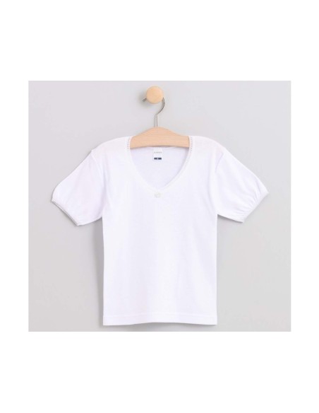 Camiseta interior termal niña manga corta 360 de Rapife - DELANTE