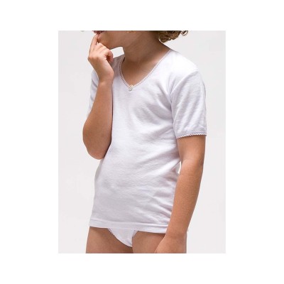 Camiseta interior termal niña manga corta 360 de Rapife
