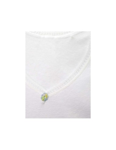 Camiseta interior termal niña manga corta 360 de Rapife - DETALLE ESCOTE