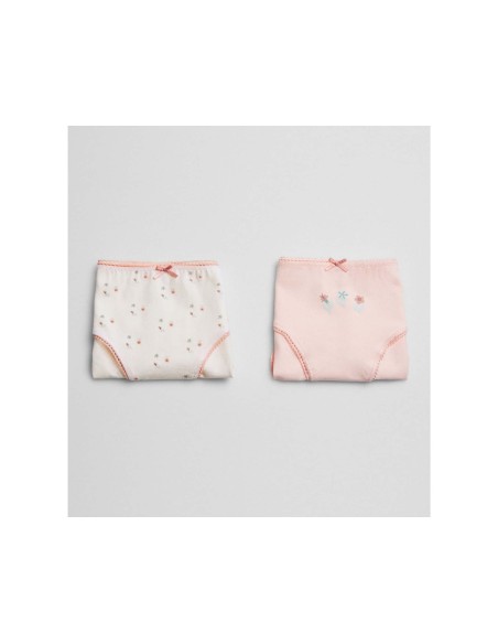 Braga niña algodón Flowers (pack 2 uds) de Ysabel Mora