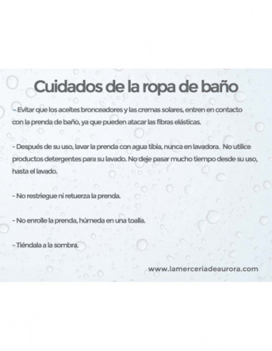 Bikini baño mujer reductor copa C con aros sin...