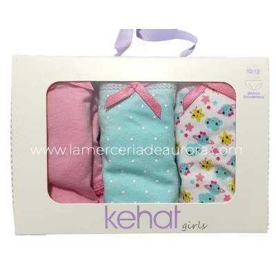 Bragas algodón niña Planetas, estrellas y nubes (pack 3... 2