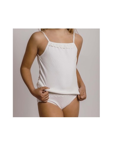 Conjunto Comunión niña Puntos (espalda baja) de...