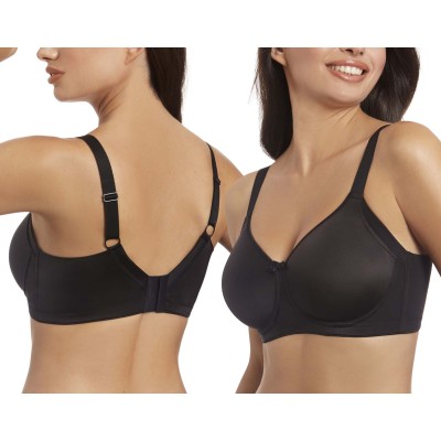 Sujetador Marla copa C sin aros y con relleno de Selene  - NEGRO