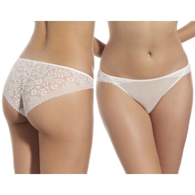 Braga bikini encaje y tul 3120 de Selene - MARFIL