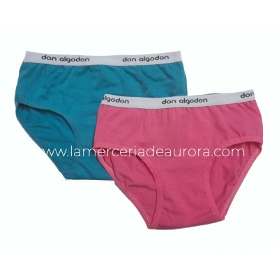 Braga niña algodón (pack 2 uds) 0072 de Don Algodón -... 2