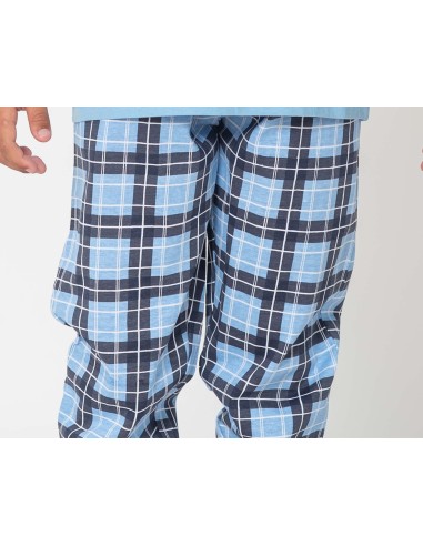 Pijama largo juvenil entretiempo Cuadros de Don...