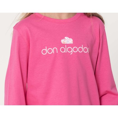 Pijama largo juvenil entretiempo Patchwork de Don Algodón 2