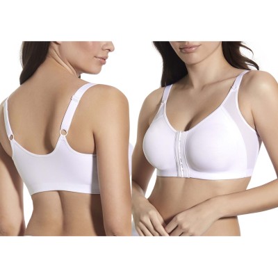Sujetador Belén copa C apertura delantera sin aros ni relleno de Selene - BLANCO