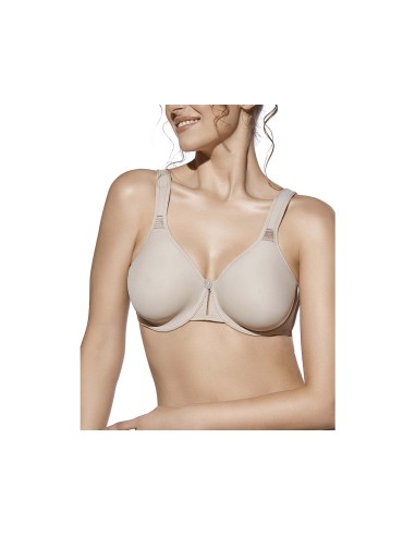 Sujetador Lorea copa C con aros sin relleno de Selene - TIERRA (piel)