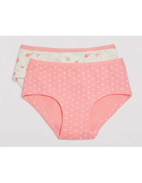 Braga hipster niña algodón "Dulce" (pack 2 ud) 18385 de Ysabel Mora