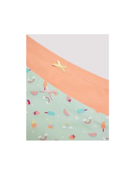 Bóxer culotte niña Helados y frutas (pack 2 ud) 18387 de Ysabel Mora