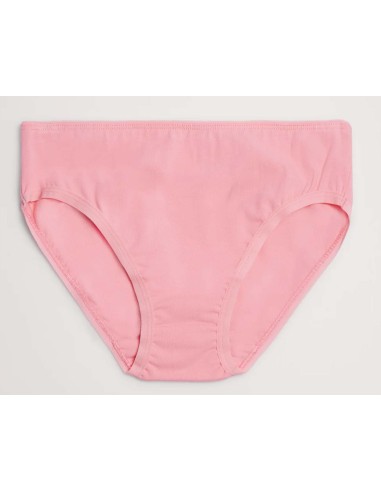 Braga bikini juvenil algodón Rosa salmón y gris...