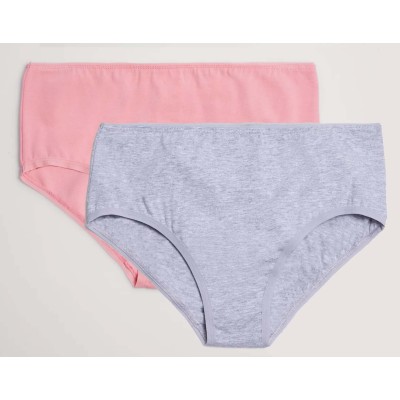 Braga hipster juvenil algodón Rosa salmón y gris (pack 2 ud) 18804 de Ysabel Mora