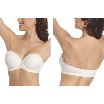 Sujetador Vilma copa C con aros y relleno de Selene - TIERRA (PIEL) 2