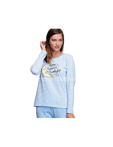 Pijama largo mujer entretiempo Happy women´s moonligh de Even