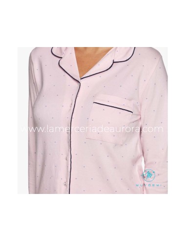 Pijama largo mujer entretiempo abierto 230014...