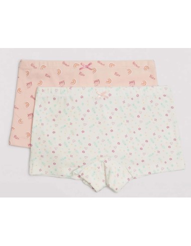 Bóxer culotte niña Nice love (pack 2 ud) 18389 de Ysabel Mora