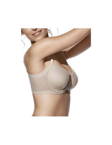 Sujetador Violeta copa C con aros y relleno de Selene - TIERRA