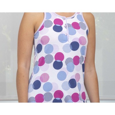 Camisón mujer algodón sin mangas 249100 de Muslher 2