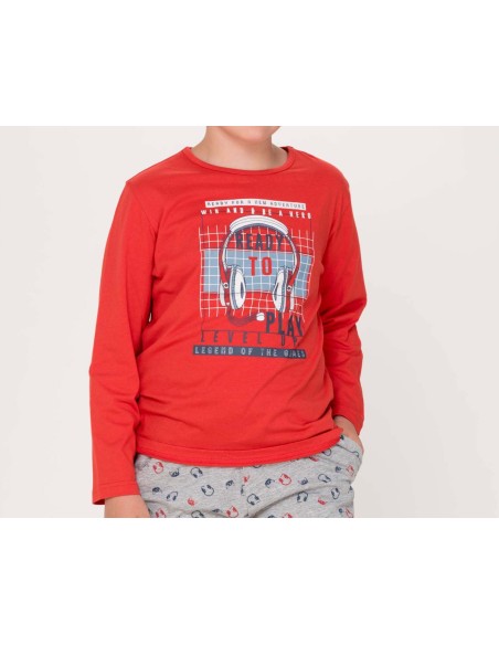 Pijama largo juvenil entretiempo Ready to play de Kinanit