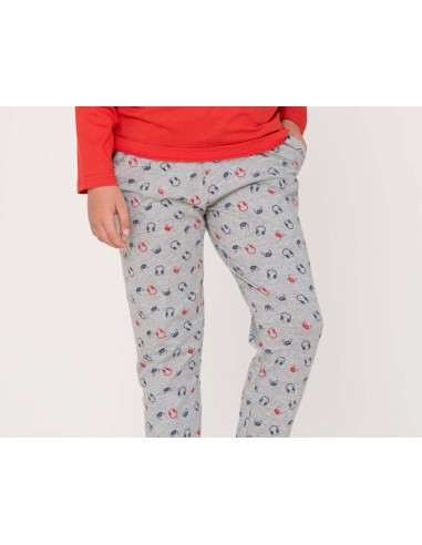 Pijama largo juvenil entretiempo Ready to play...