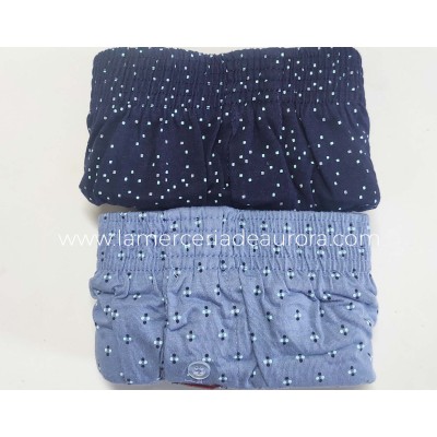 Bóxer punto abierto estampado oscuro (pack 2 uds) 702 de Kehat 2