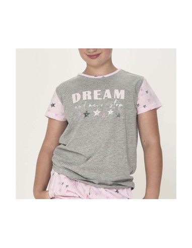 Pijama corto juvenil algodón Dream and never...