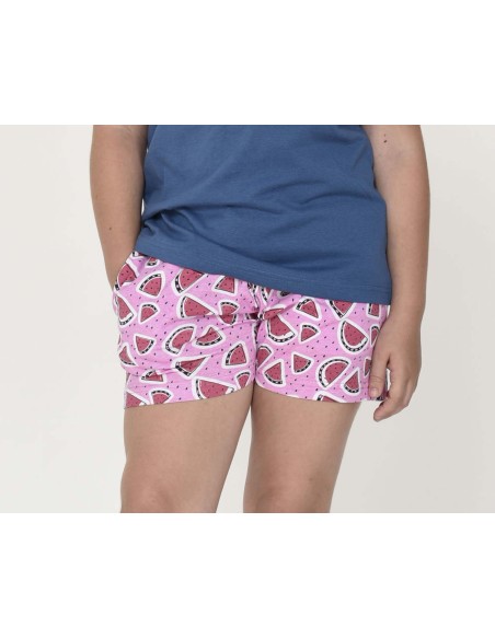 Pijama corto juvenil algodón All you need is summer de Kinanit