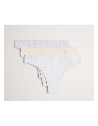 Tanga liso algodón Neutros 19644 de Ysabel Mora - SURTIDO
