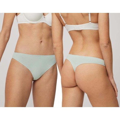 Tanga liso algodón Neutros 19644 de Ysabel Mora - VERDE