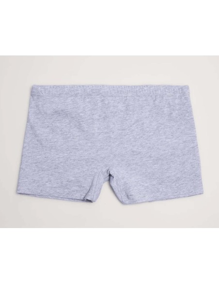 Bóxer culotte juvenil de algodón Rosa salmón y gris (2 uds) 18844 de Ysabel Mora