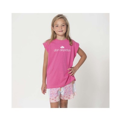 Pijama corto juvenil Patchwork de Don Algodón