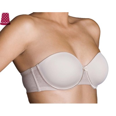 Sujetador Silvia copa C con aros y relleno de Selene - NEGRO 2