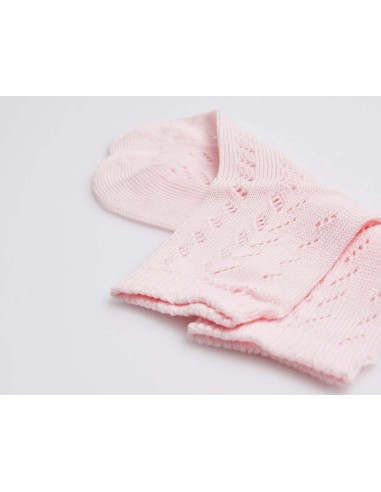 Calcetín calado infantil 52344 de Ysabel Mora - ROSA