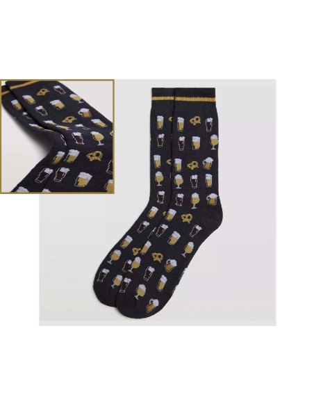 Calcetín hombre termal rizo Cervezas de Ysabel Mora