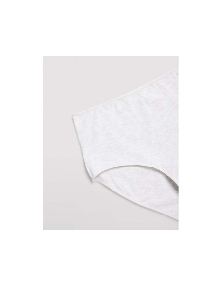 Braga alta lisa algodón Neutros 19642 de Ysabel Mora - GRIS VIGORÉ (MELANGE GREY) Braga alta lisa algodón Neutros 19642 de Ysabel Mora - GRIS VIGORÉ (MELANGE GREY)