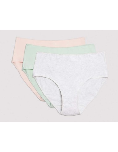 Braga alta lisa algodón Neutros 19642 de Ysabel Mora