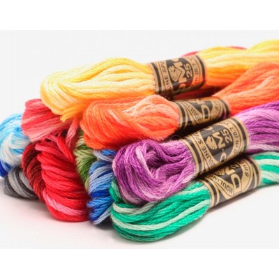 Hilo Mouliné DMC (art. 117) colores matizados