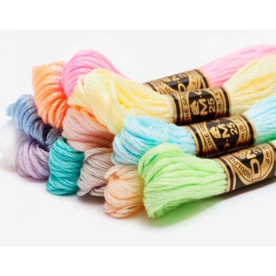 Hilo Mouliné DMC (art. 117) colores lisos