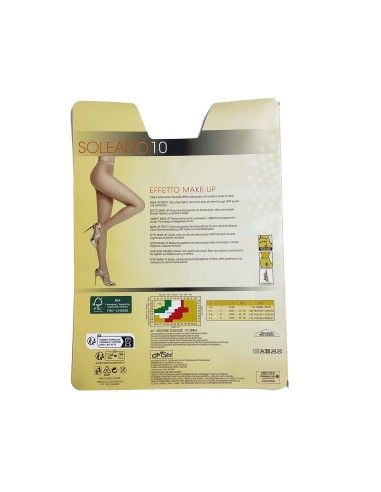 Panty verano soleado 10 DEN (2 pares) de Omsa -...