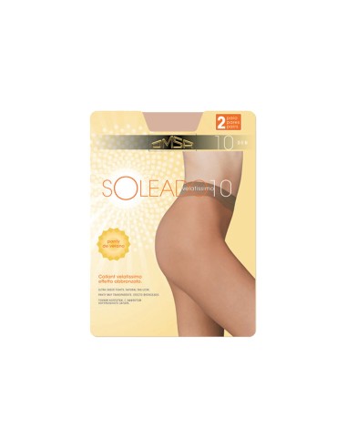 Panty verano soleado 10 DEN (2 pares) de Omsa -...