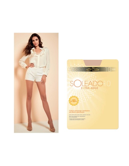 Panty verano soleado 10 DEN Extralarge de Omsa