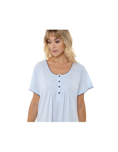 Camisón mujer manga corta Topitos de Findel
