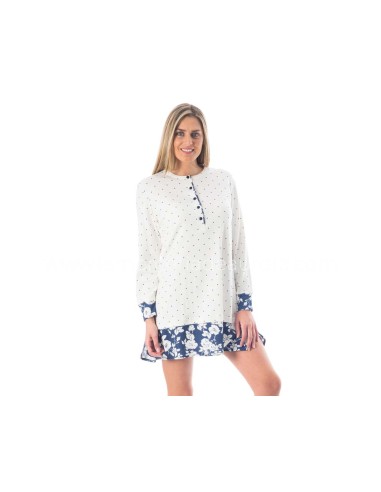Camisola mujer manga larga topos de Muslher