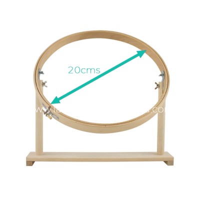 Bastidor de madera con pie para bordar de Creative 2
